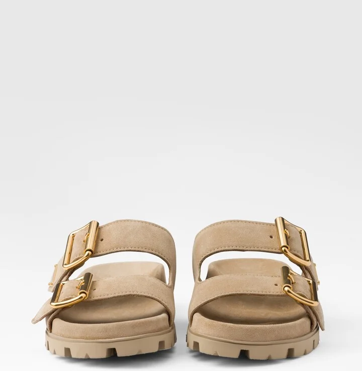 Suede strap slides - Image 5