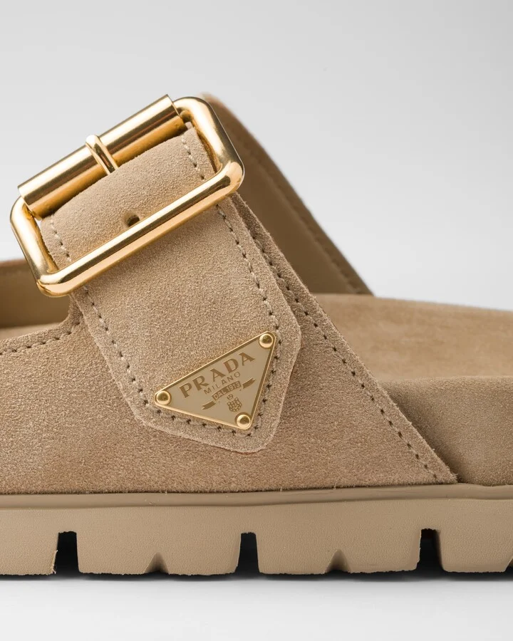 Suede strap slides - Image 6