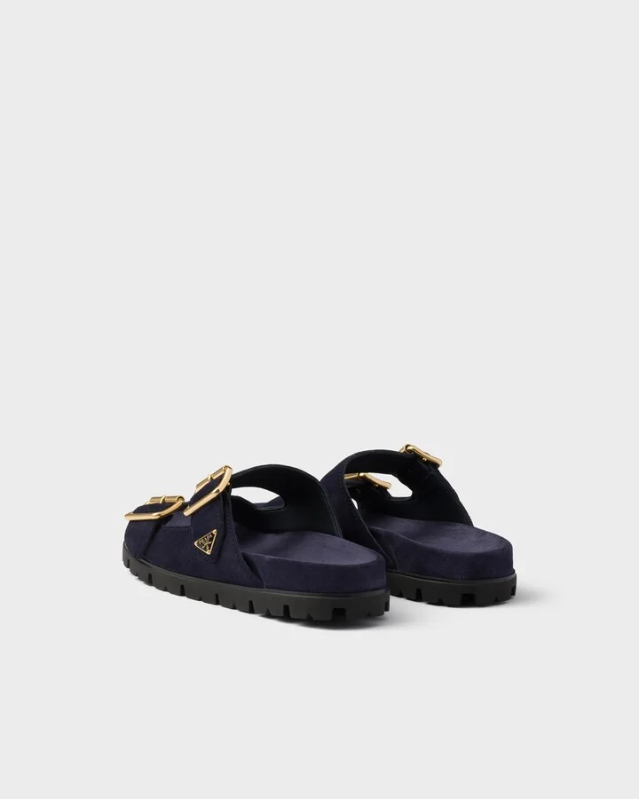 Suede strap slides - Image 4