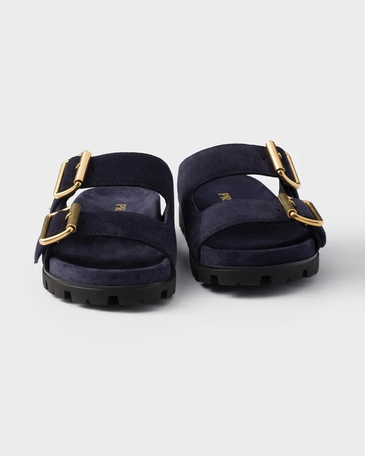Suede strap slides - Image 5