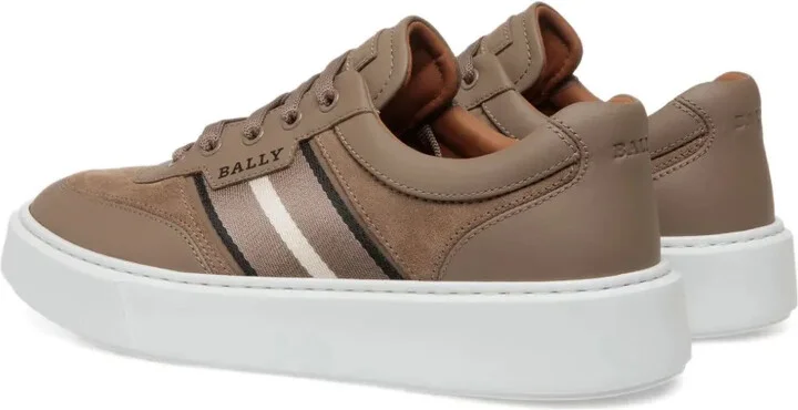 Suede Stripe-Detailing Sneakers - Image 4