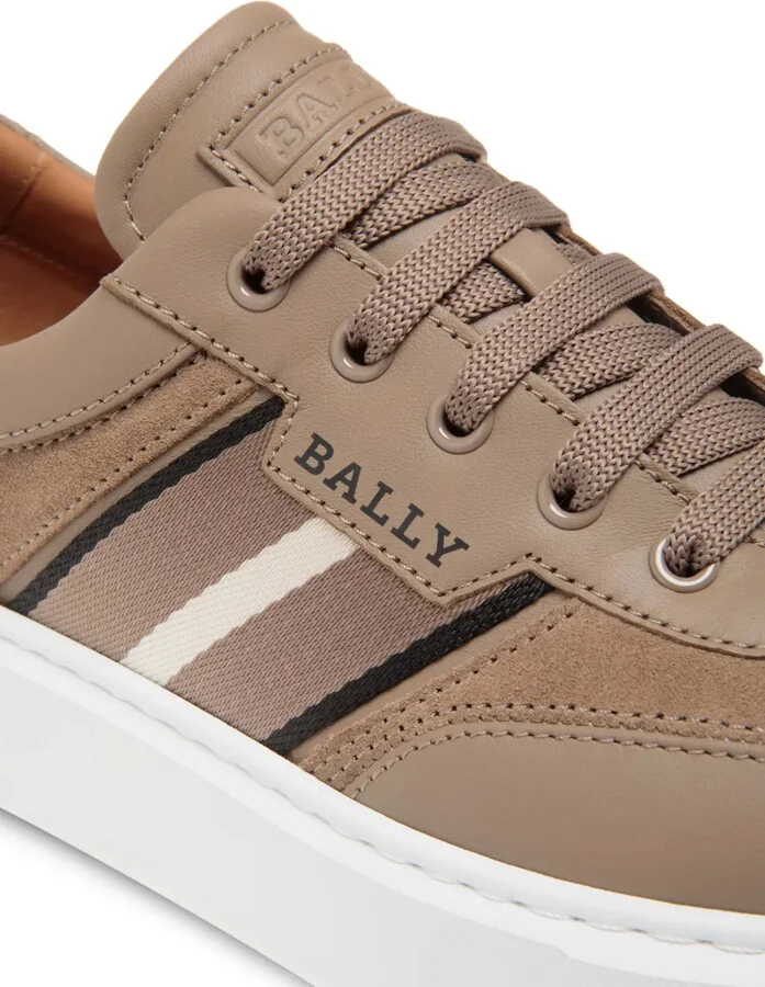 Suede Stripe-Detailing Sneakers - Image 5
