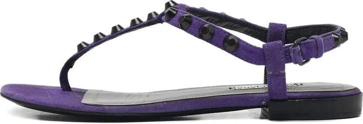 Suede Stud Sandals