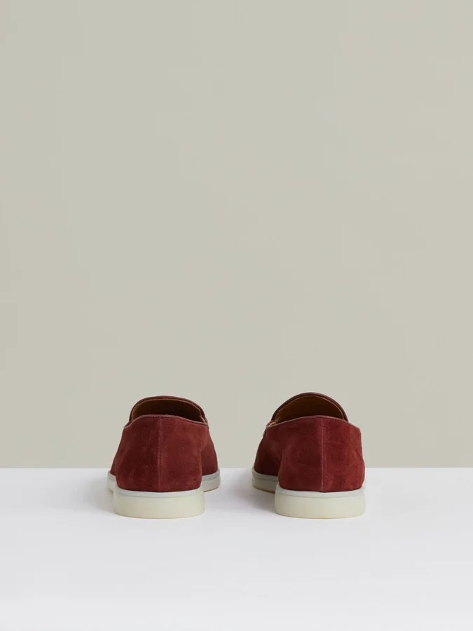 Suede Tassel Loafers - Image 4