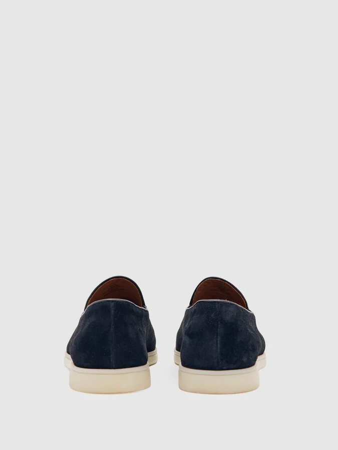 Suede Tassel Loafers - Image 4