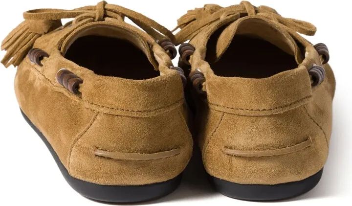 Suede Tassel Loafers - Image 3