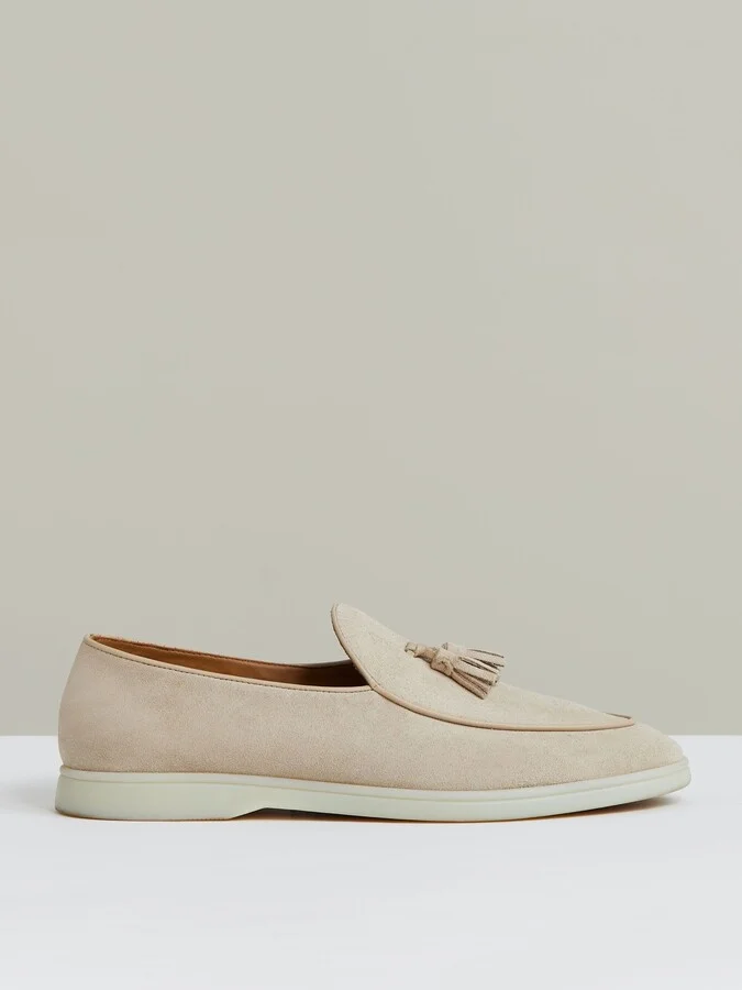 Suede Tassel Loafers