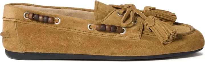 Suede Tassel Loafers