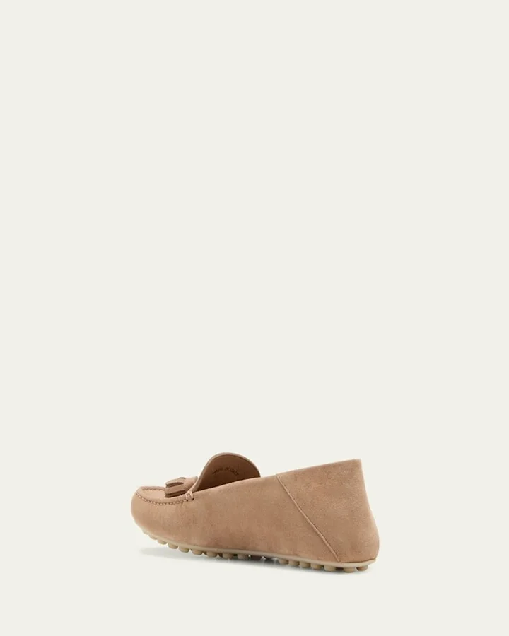 Suede Tassel Moccasin Loafers - Image 9