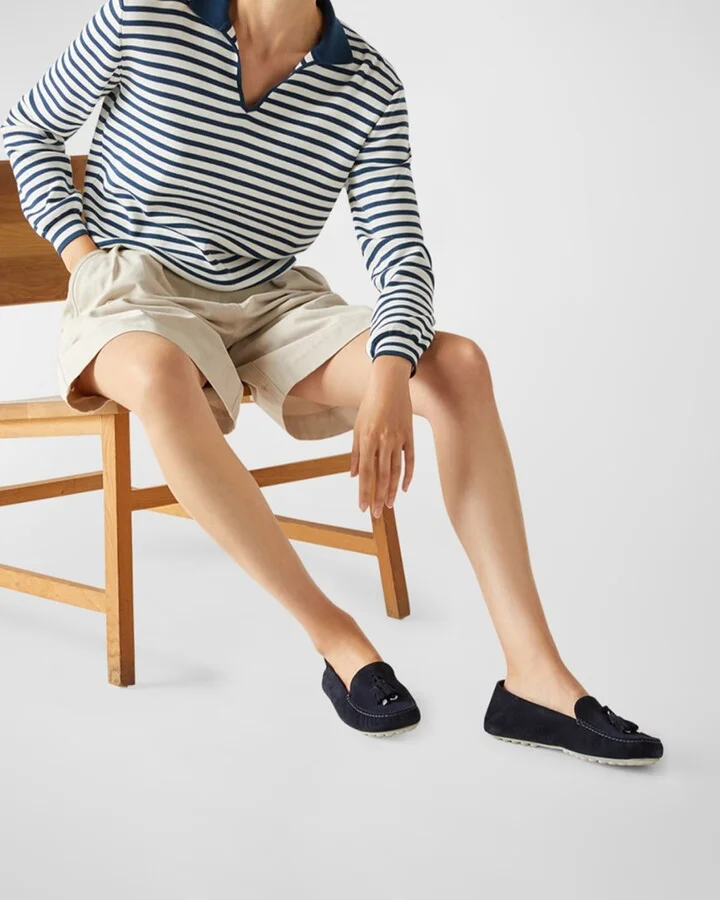 Suede Tassel Moccasin Loafers - Image 3