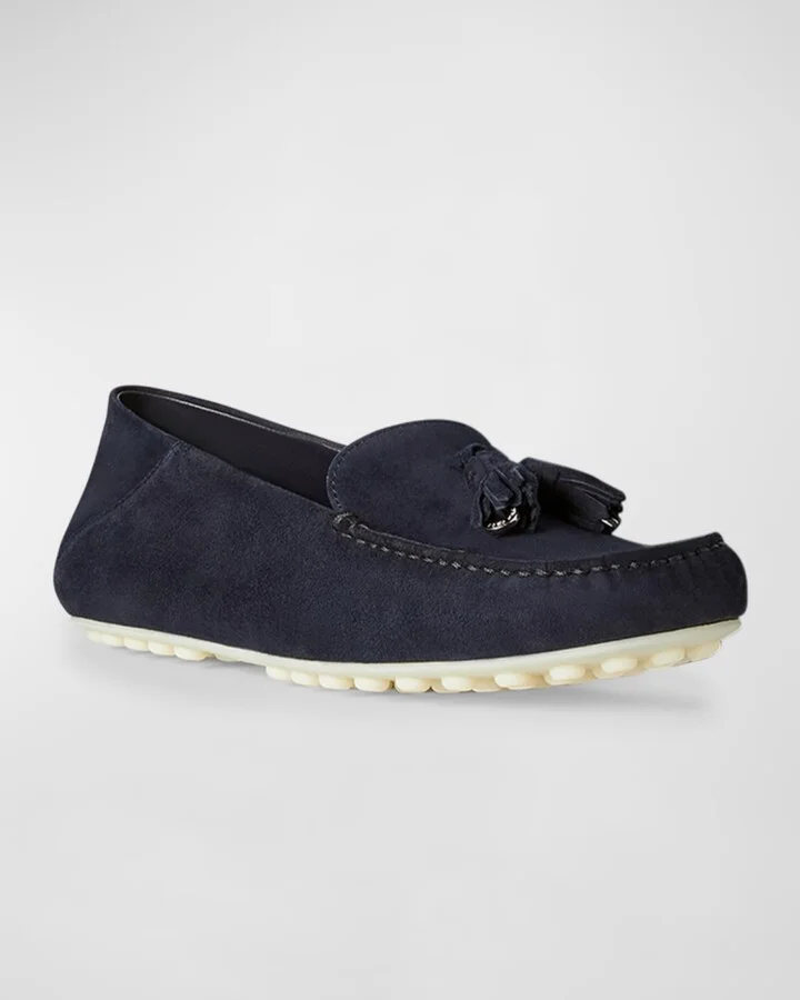 Suede Tassel Moccasin Loafers - Image 4