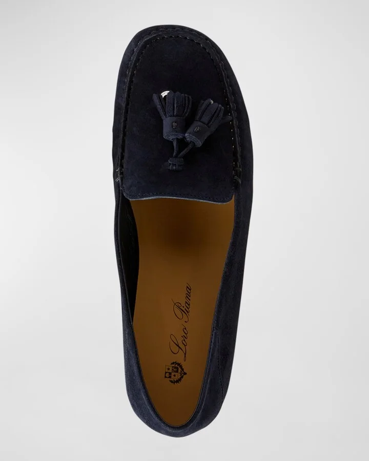 Suede Tassel Moccasin Loafers - Image 7