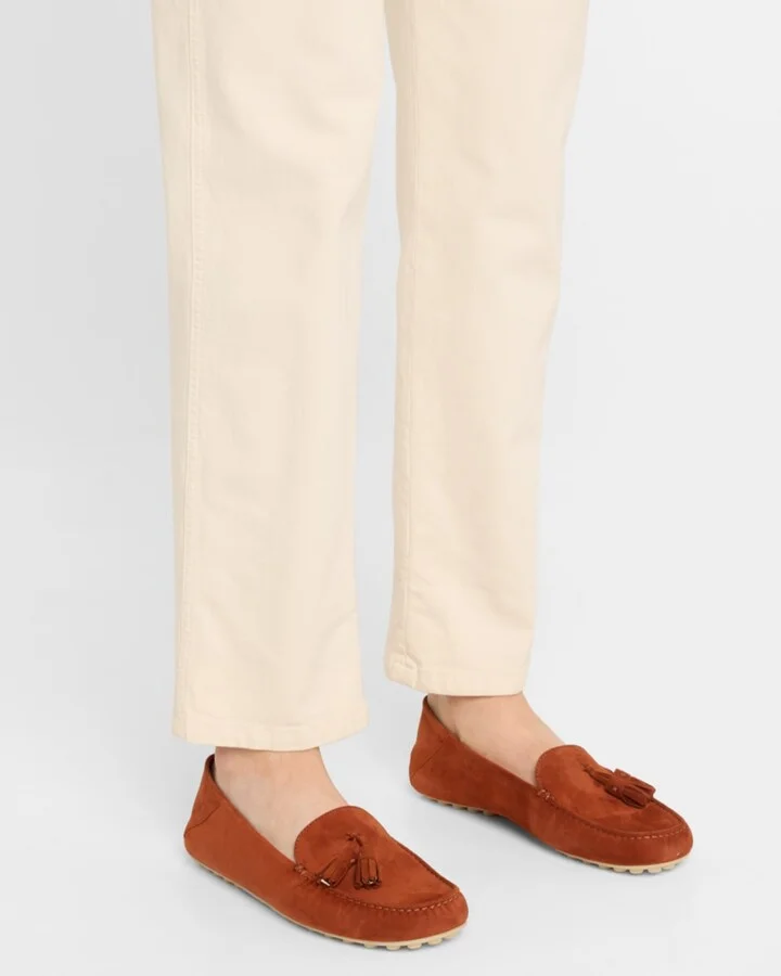 Suede Tassel Moccasin Loafers - Image 11
