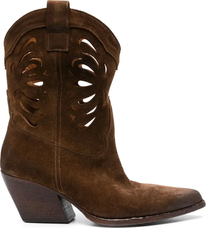 Suede Texan Boots