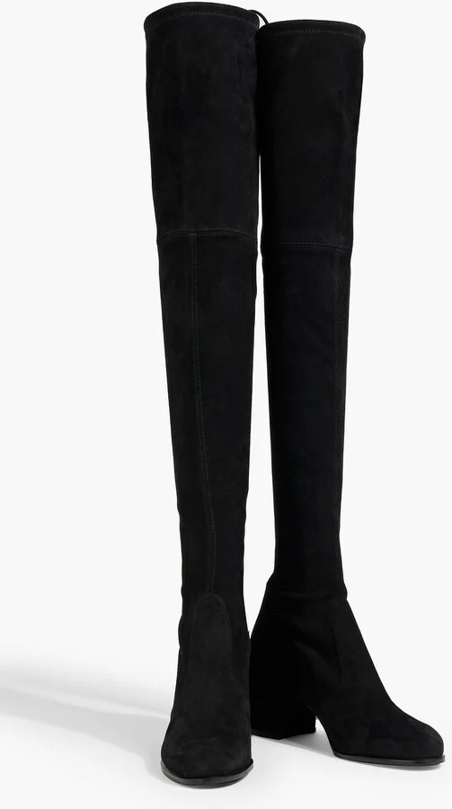 Suede thigh boots - Image 2