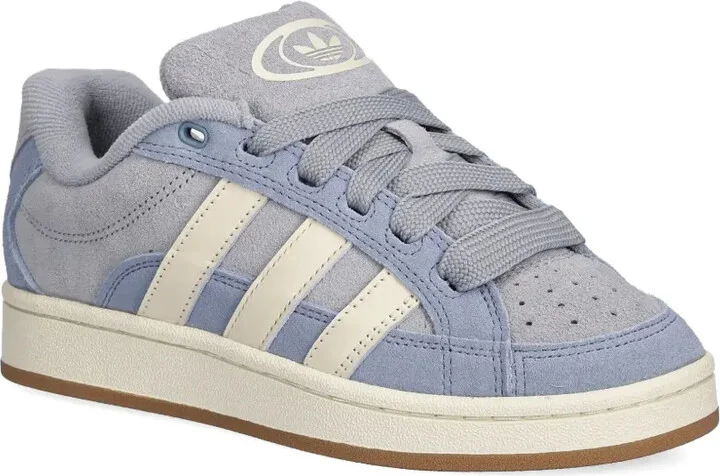 Suede Three-Stripe Sneakers - Image 2