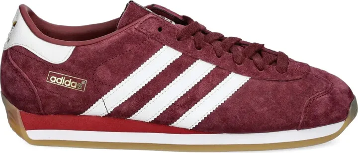 Suede Three-Stripe Sneakers