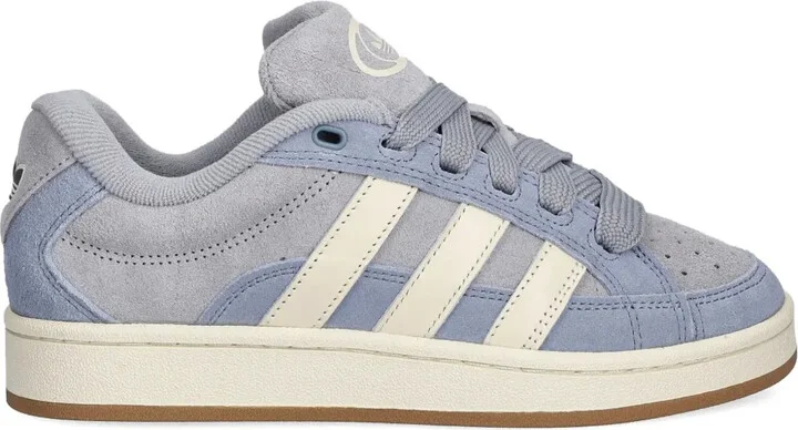Suede Three-Stripe Sneakers