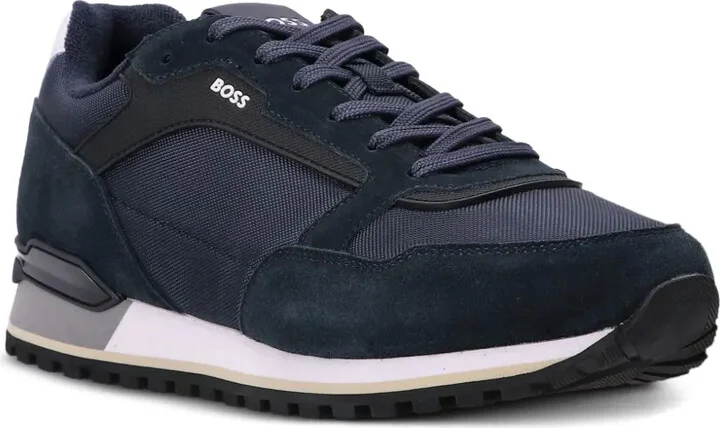 Suede-Trimmed Mesh Sneakers - Image 2