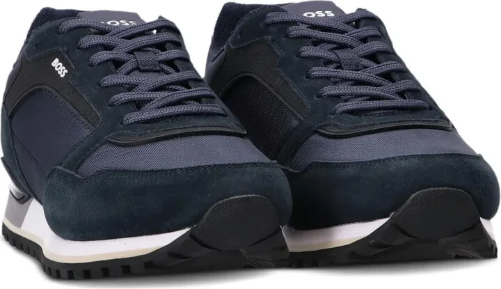 Suede-Trimmed Mesh Sneakers - Image 5