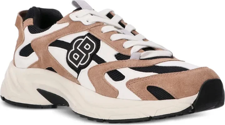 Suede-Trimmed Mesh Sneakers - Image 2