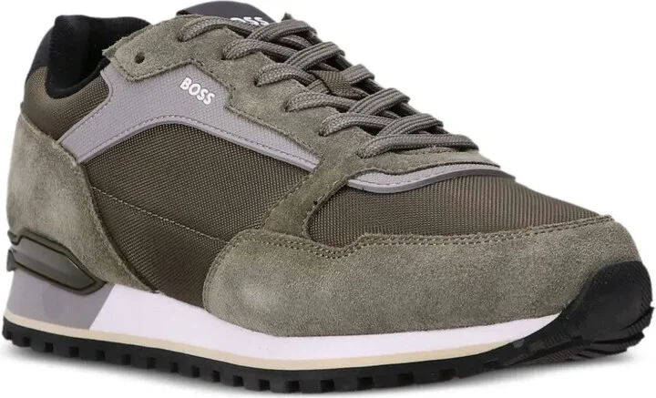 Suede-Trimmed Mesh Sneakers - Image 2
