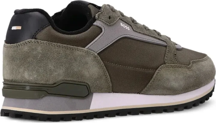 Suede-Trimmed Mesh Sneakers - Image 3