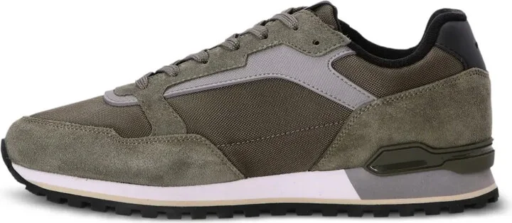 Suede-Trimmed Mesh Sneakers - Image 4