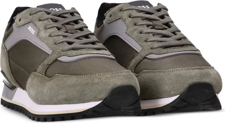 Suede-Trimmed Mesh Sneakers - Image 5
