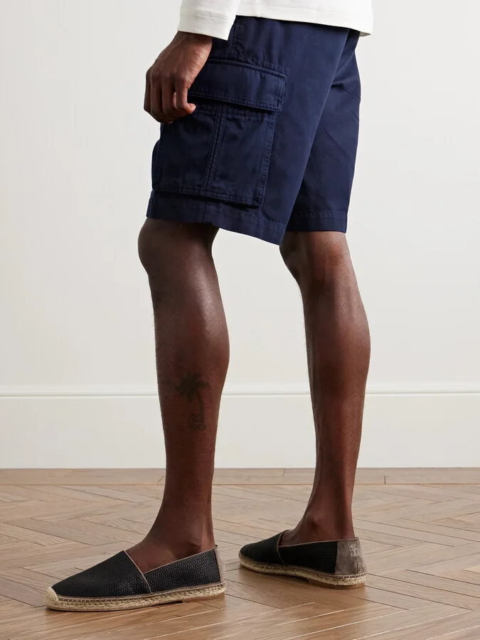Suede-Trimmed Raffia Espadrilles - Image 2