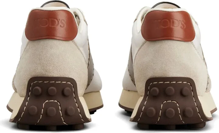 Suede-Trimmed Sneakers - Image 3