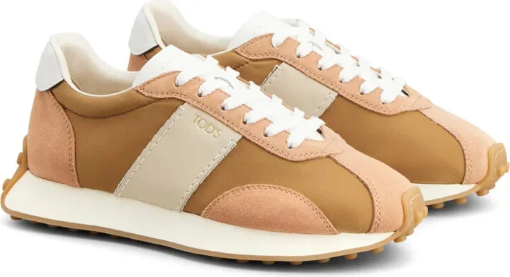Suede-Trimmed Sneakers - Image 2