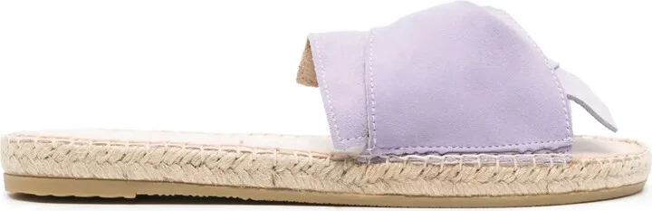 Suede Twisted Espadrilles