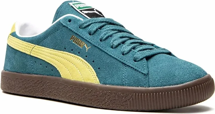 Suede VTG "Blue Coral/Yellow Alert" sneakers - Image 2