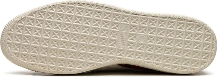 Suede VTG Harris Tweed "Frosted Ivory/Red" sneakers - Image 4