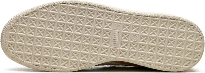 Suede VTG Harris Tweed "Frosted Ivory/Yellow" sneakers - Image 4