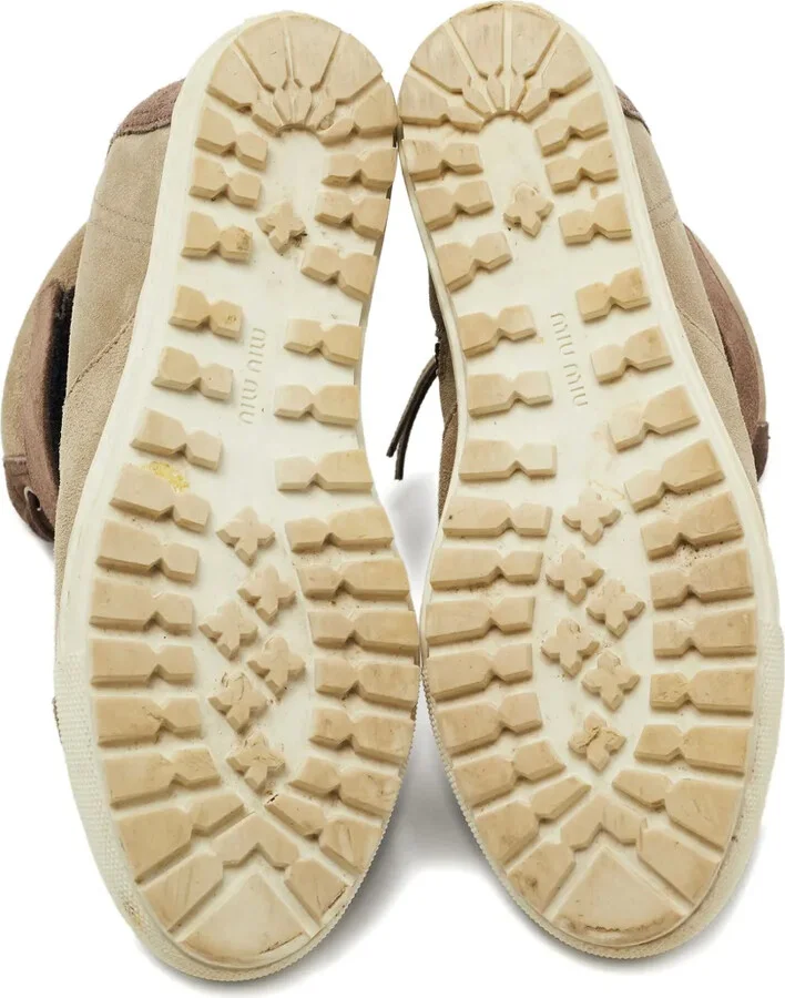 Suede Wedge Boots - Image 5