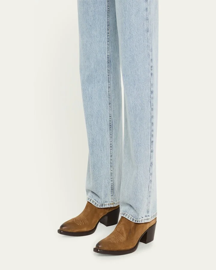 Suede Western Booties - Image 6