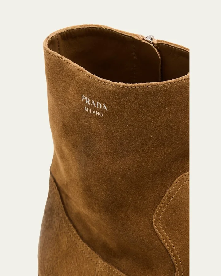 Suede Western Booties - Image 11