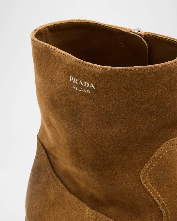 Suede Western Booties - Image 10