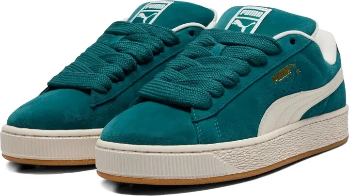 Suede XL "Cold Green/Frosted Ivory/Black" sneakers - Image 2
