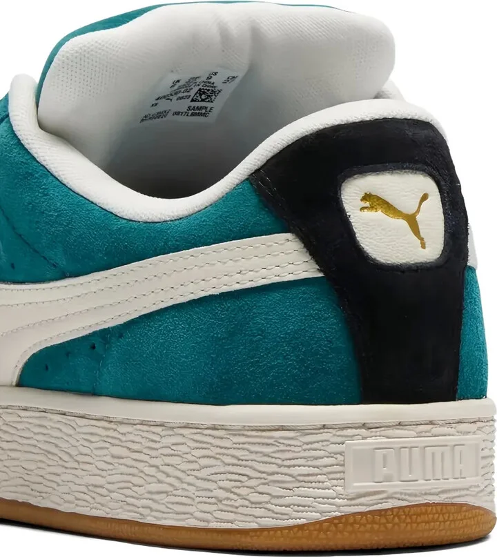 Suede XL "Cold Green/Frosted Ivory/Black" sneakers - Image 5