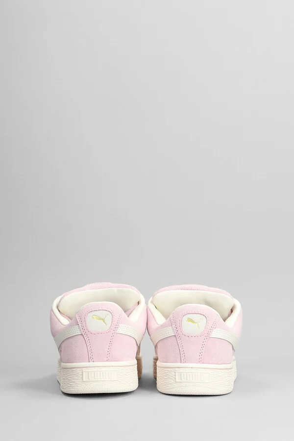 Suede Xl Grape Sneakers In Rose-pink Suede - Image 4