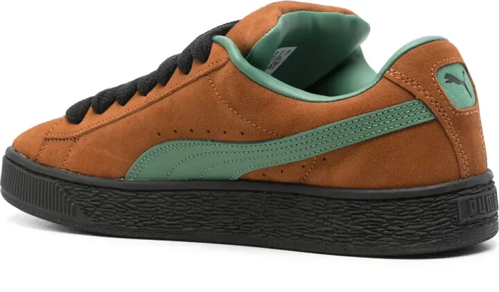 Suede XL logo-print sneakers - Image 3