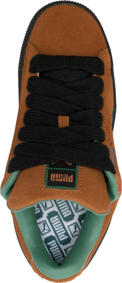Suede XL logo-print sneakers - Image 4