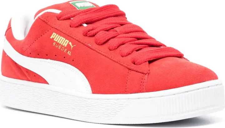 Suede XL logo-print sneakers - Image 2