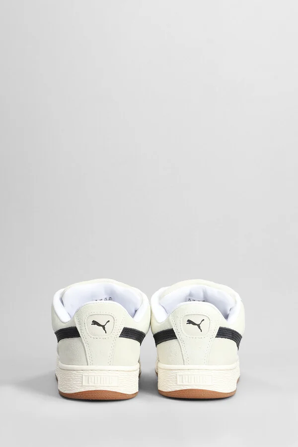 Suede Xl Sneakers In Beige Suede - Image 4