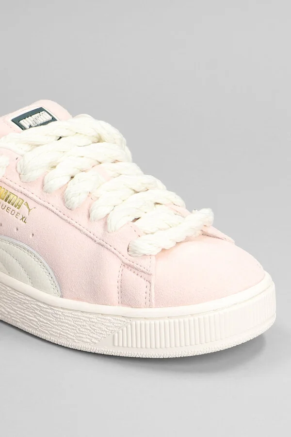 Suede Xl Sneakers In Rose-pink Suede - Image 5