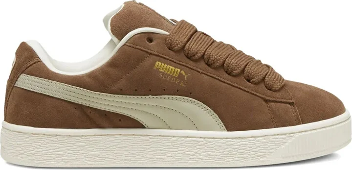 Suede XL "Tan/White" sneakers