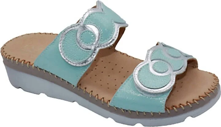 Sugar Sandals In Teal
